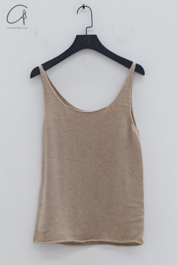 BASERANGE Camisole BAS-KNRT-RC-SU24-NATURALE